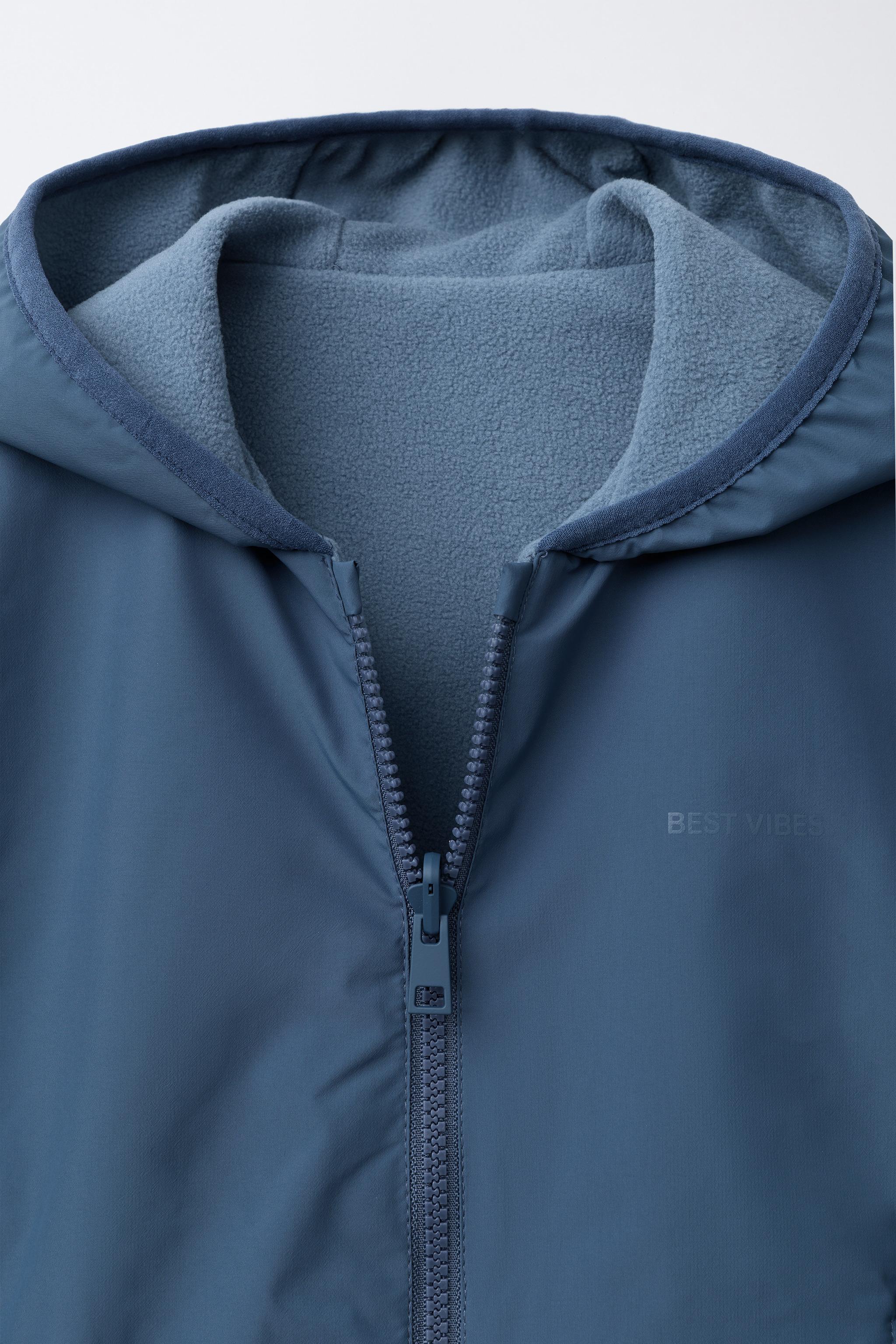 BLOUSON NYLON RÉVERSIBLE POLAIRE